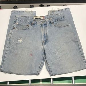 VINTAGE LEVI'S 505 JEANS W34 L30  REGULAR FIT, STRAIGHT LEG (#L42)